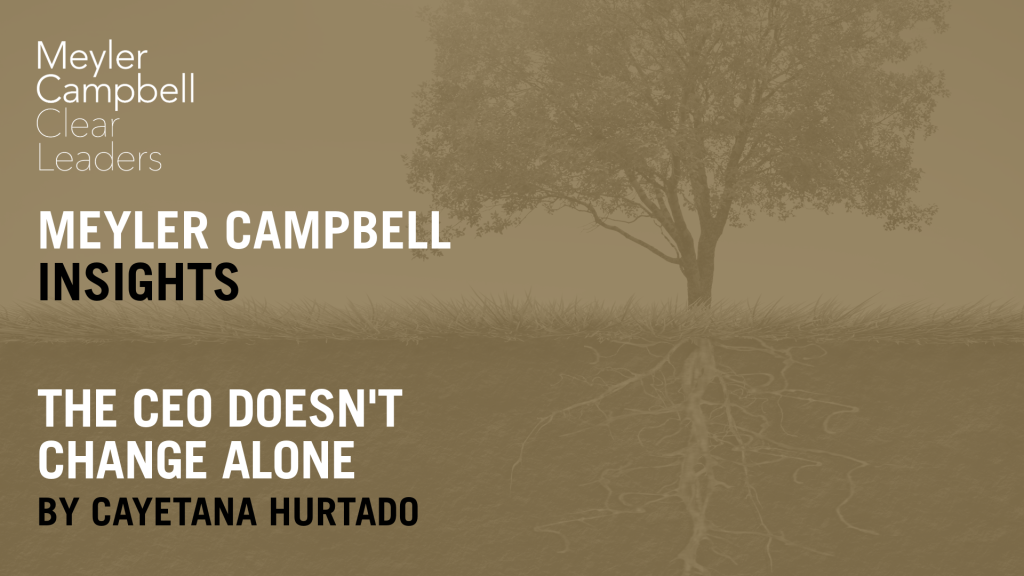 White text overlaying gold background, showing tree with roots.